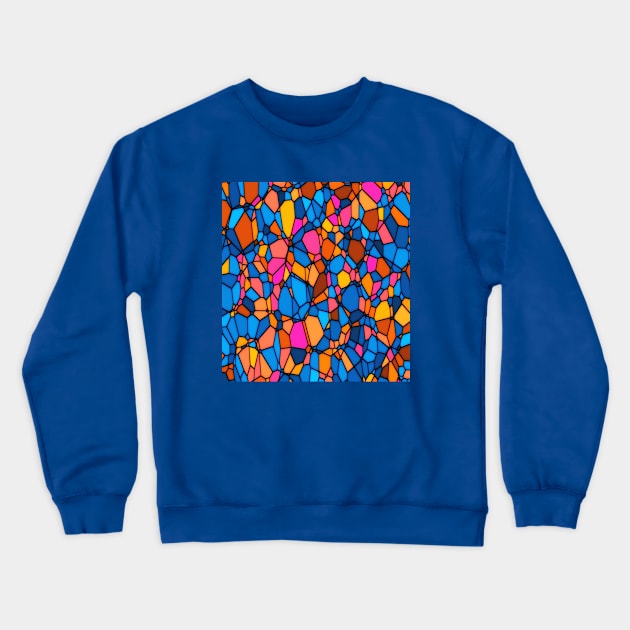 Colourful pattern Crewneck Sweatshirt by Yaso71